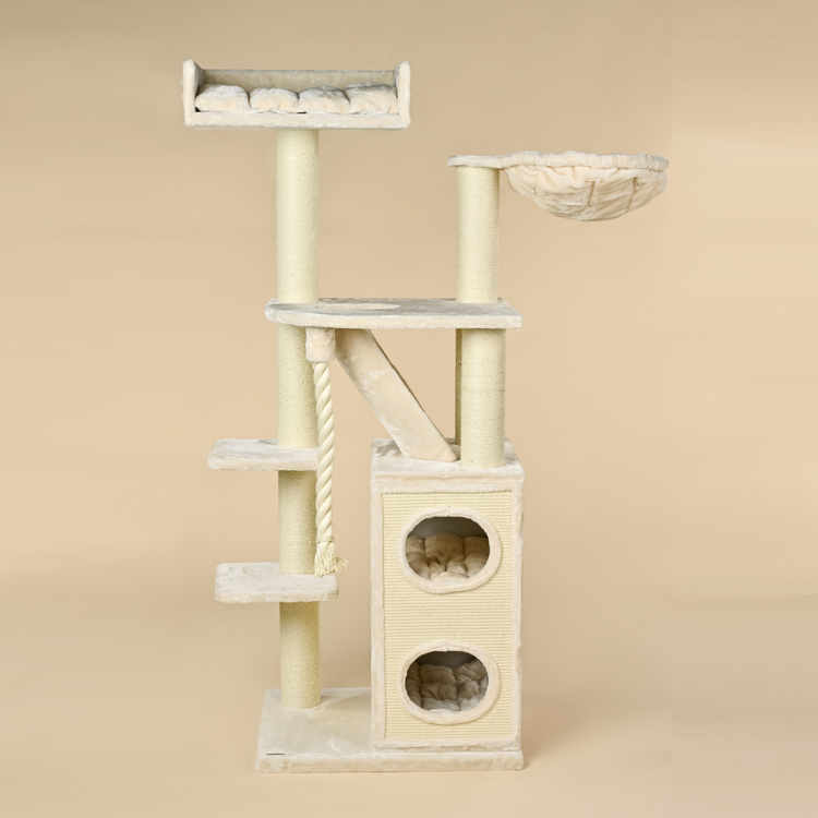 Krabpaal Cat Penthouse (Crème)